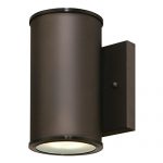 Westinghouse-6315600-Mayslick-One-Light-LED-Outdoor-Wall-Fixture-with-Frosted-Glass-Lens-Oil-Rubbed-Bronze-0