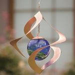 Wind-Weather-KA6729-Glowing-Spiral-Outdoor-Hanging-Spinner-95-Diameter-x-10-H-Copper-Finish-0