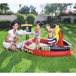 XiYunHan-Childrens-Pool-Inflatable-Ocean-Ball-Pool-Child-Paddling-Pool-Sand-Pool-2-3-People-red-0