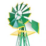 XtremepowerUS-8FT-Green-Metal-Windmill-Yard-Garden-Wind-Mill-0-1
