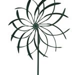 Zeckos-18-in-Metal-Garden-Stake-Flower-Wind-Spinner-Sculpture-0