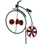 Zeckos-Penny-Farthing-Vintage-Bicycle-Wind-Cup-Pinwheel-Garden-Stake-0