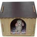 ZeeMoe-Brown-Large-Easy-Assembly-IndoorOutdoor-Wooden-Dog-House-Dog-House-0-0