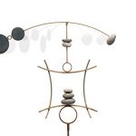 Zen-Garden-Spinner-Kinetic-Wind-Sculpture-Balanced-Arch-Yard-Decor-With-Rock-Cairn-And-Stake-Relaxing-Metal-Art-Wind-Vane-Large-Handmade-In-The-USA-0